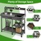 Outdoor Garden Potting Bench Lawn Patio Table Storage Shelf Work Station